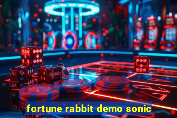 fortune rabbit demo sonic