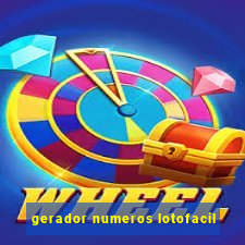 gerador numeros lotofacil