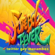 twitter gay mavambos