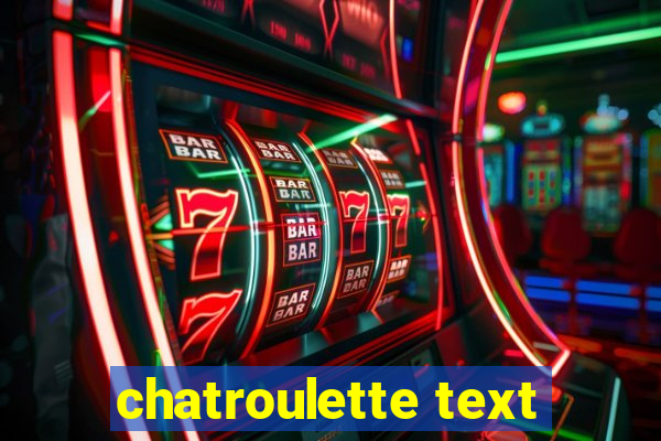 chatroulette text