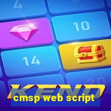 cmsp web script