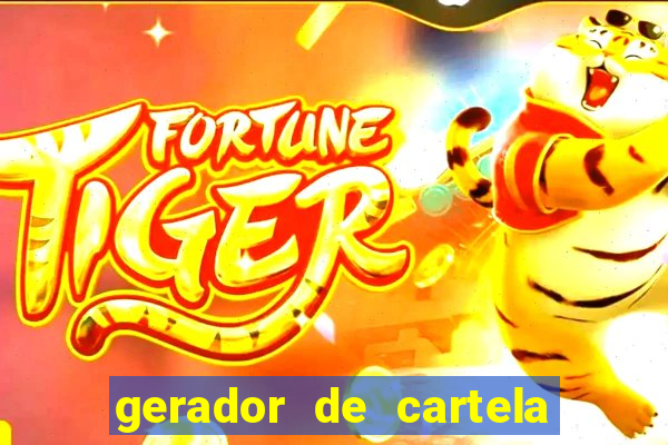 gerador de cartela de bingo