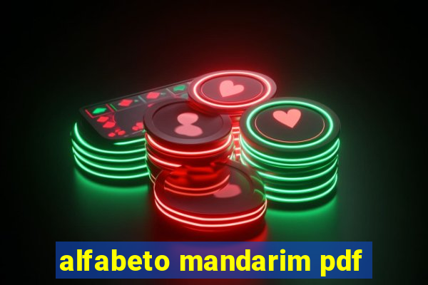 alfabeto mandarim pdf