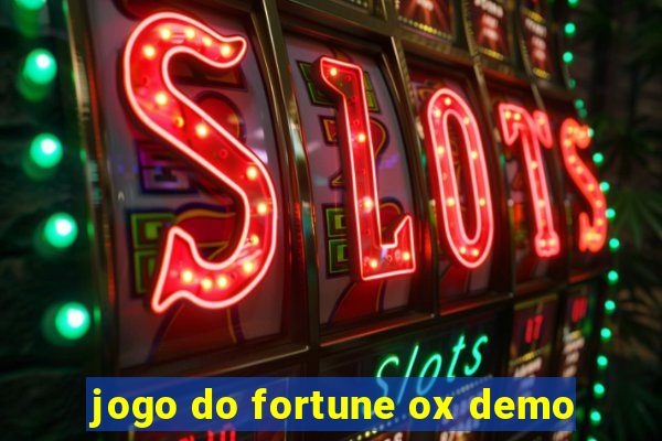 jogo do fortune ox demo