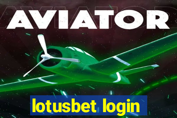 lotusbet login