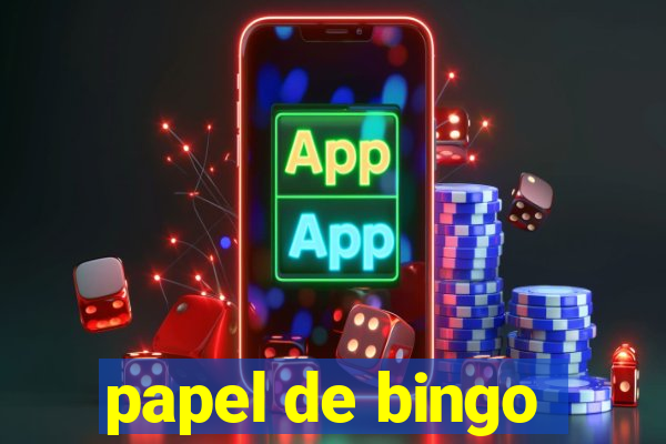 papel de bingo