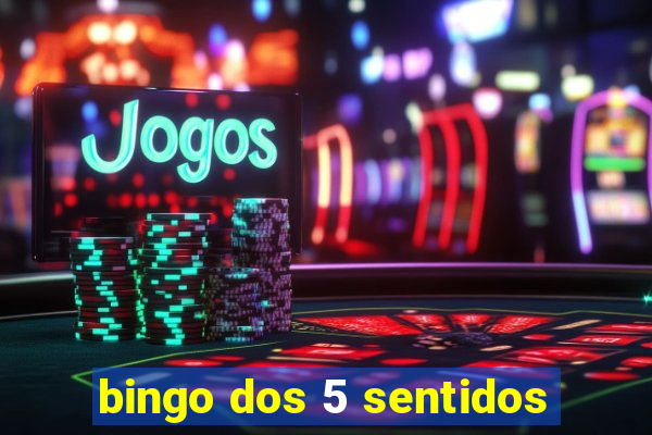 bingo dos 5 sentidos