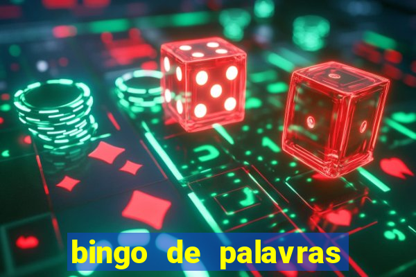 bingo de palavras de natal