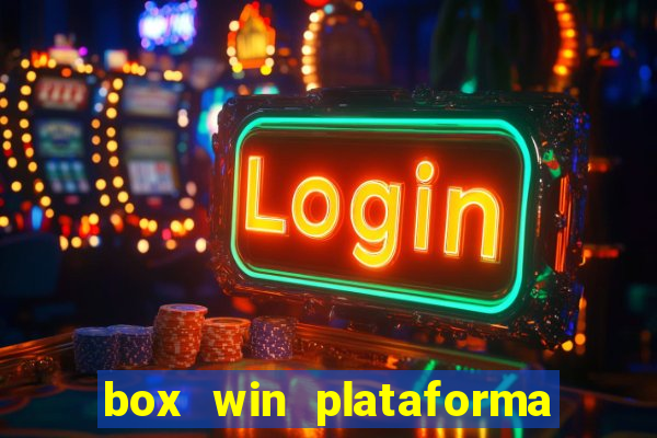 box win plataforma de jogos