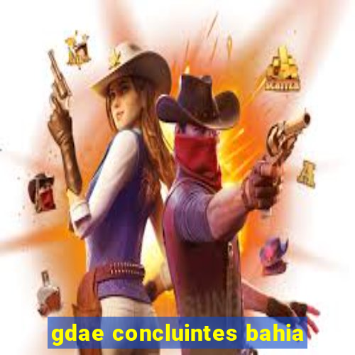 gdae concluintes bahia