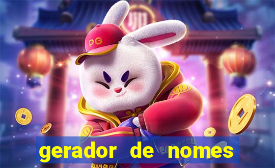 gerador de nomes para jogos