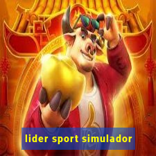 lider sport simulador